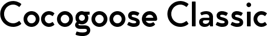 Cocogoose ClassicFree font download