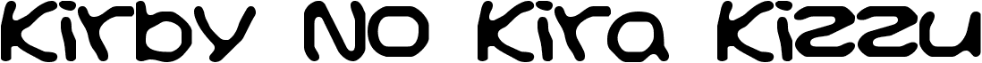 Kirby No Kira KizzuFree font download