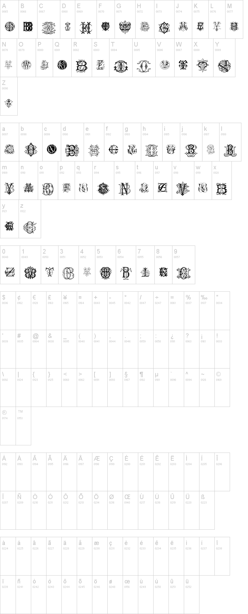 Intellecta Monograms Random Samples Eleven