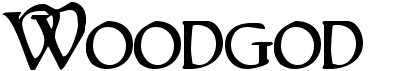 WoodgodFree font download