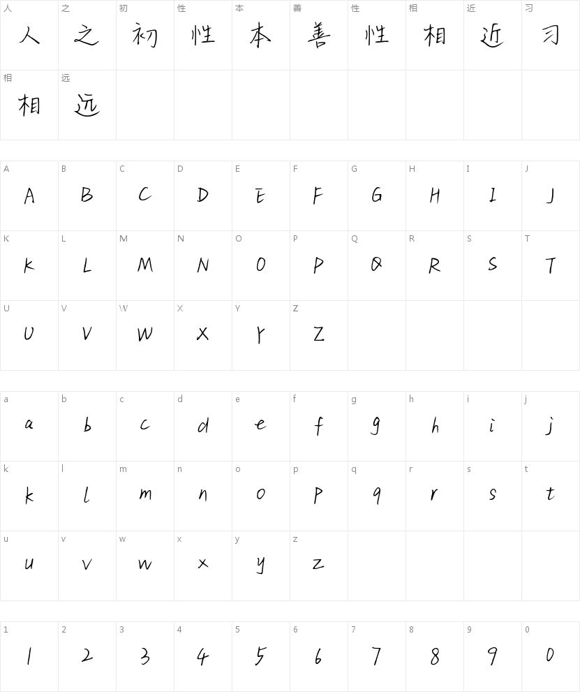 胡桃夹天鹅子字符映射图