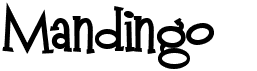 MandingoFree font download