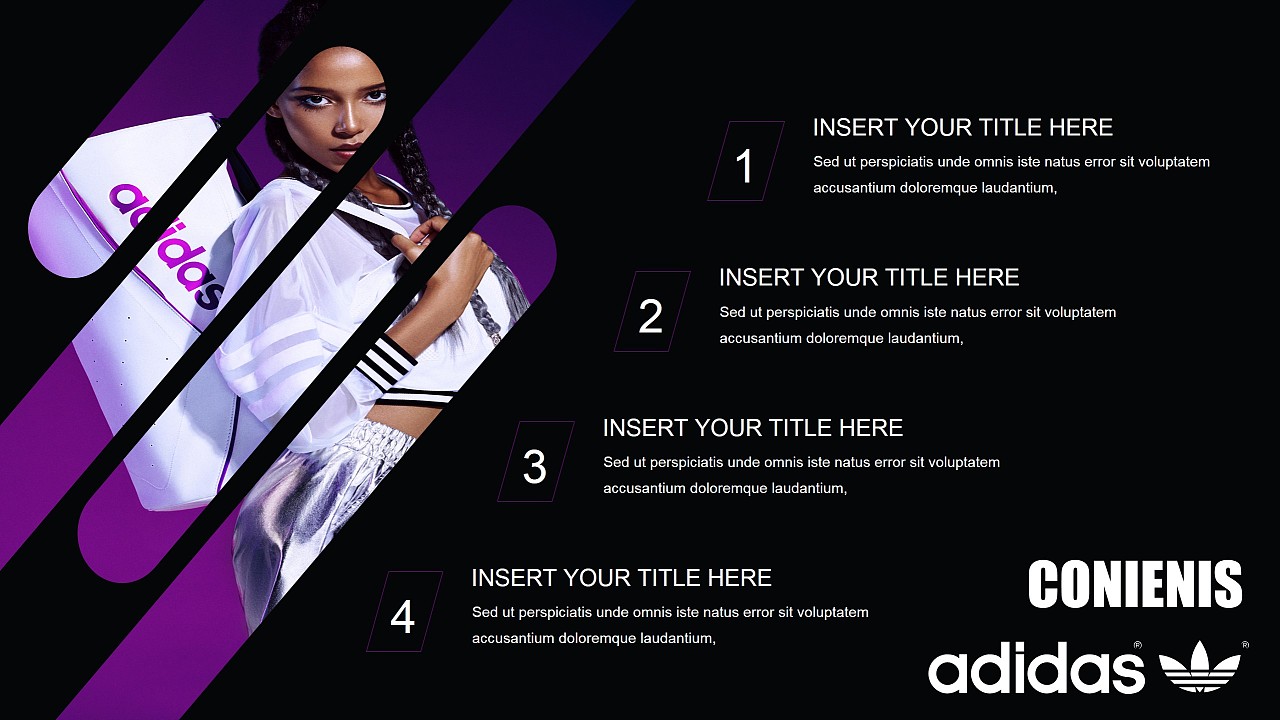 adidas阿迪达斯时尚运动品牌营销策划PPT模板