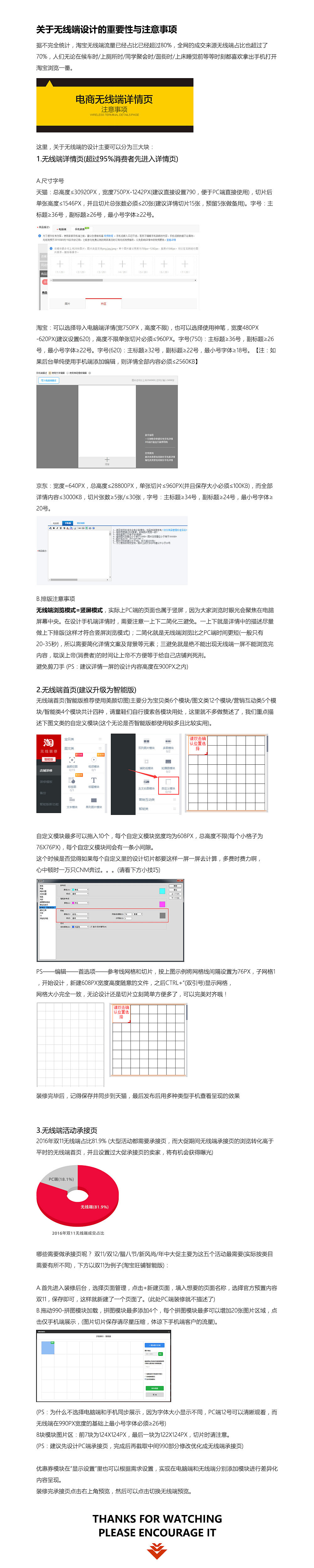 电商设计教程钻展简述/手机端后台/字体设计/产品精修初级&中级