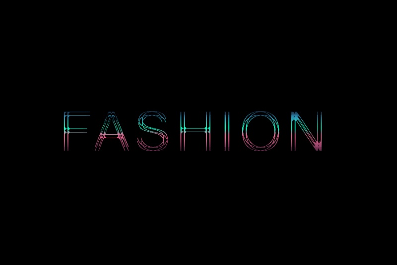 【字体设计】教程：FASHION — 绚丽不失简约