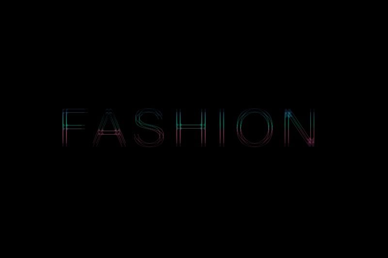 【字体设计】教程：FASHION — 绚丽不失简约