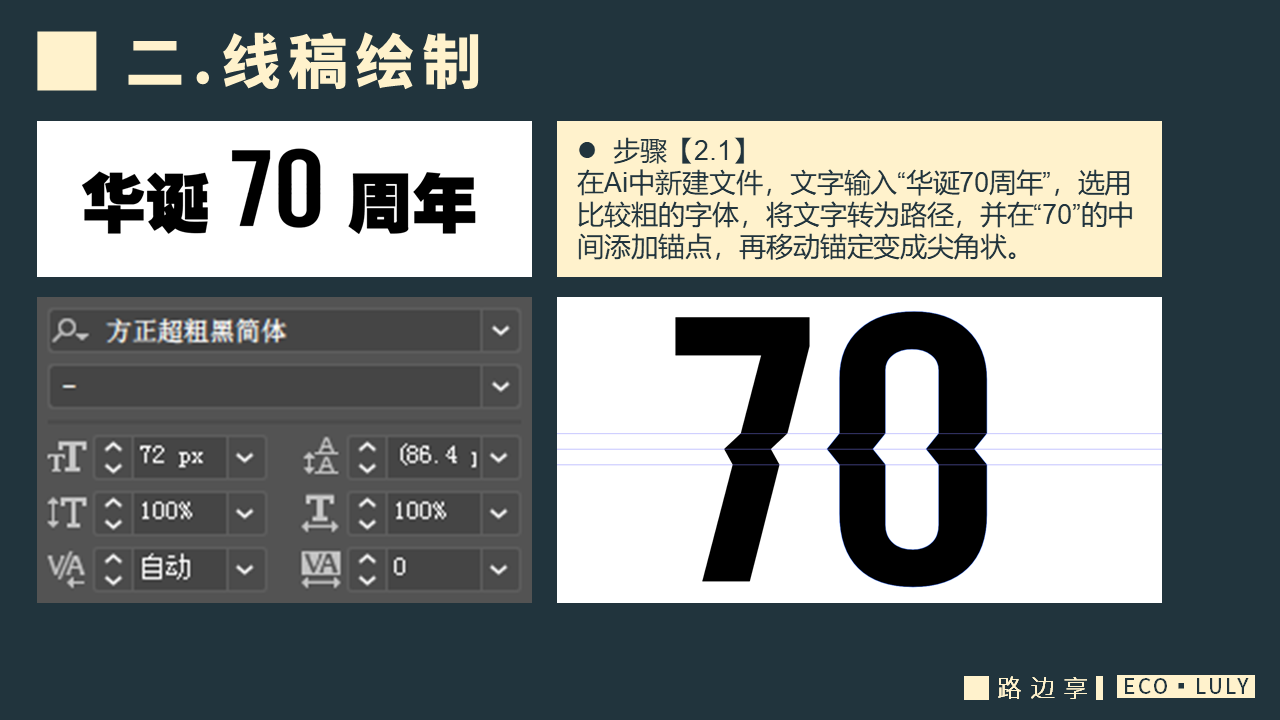 华诞70周年C4D字体设计教程