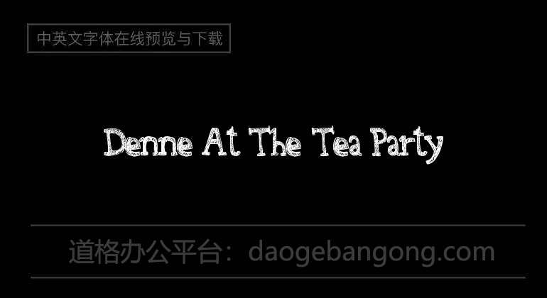 Denne At The Tea Party