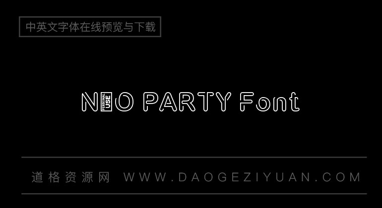NÉO PARTY Font