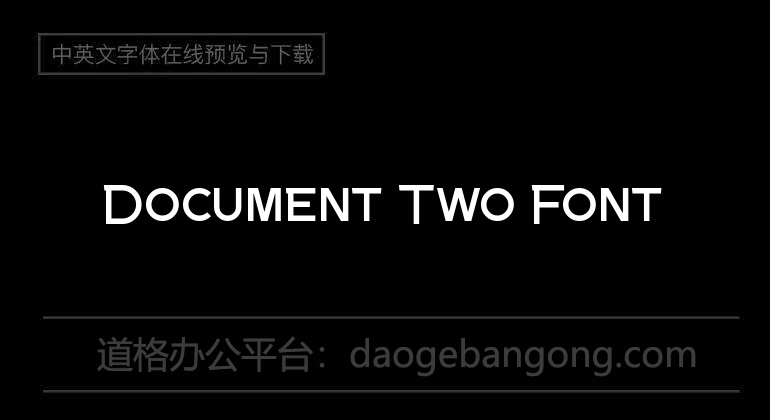 Document Two Font