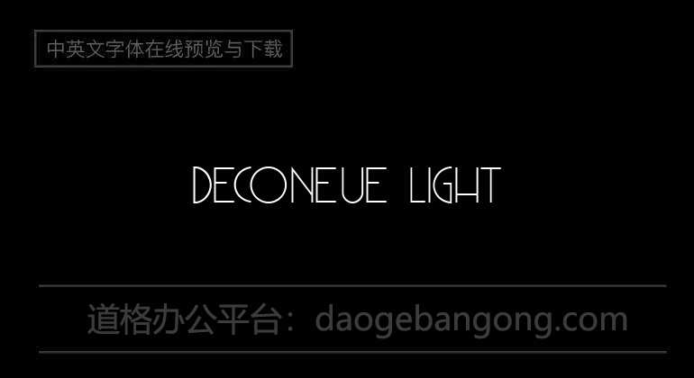 DecoNeue-Light