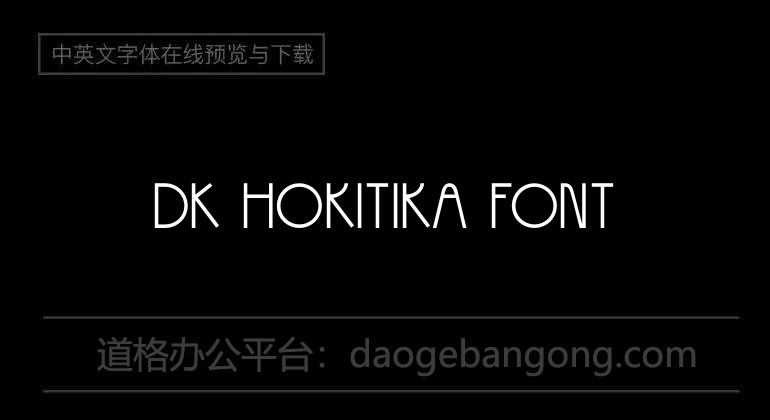DK Hokitika Font