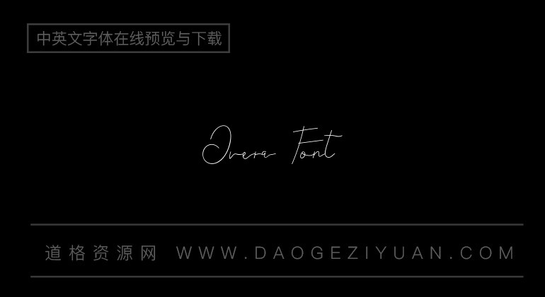 Overa Font