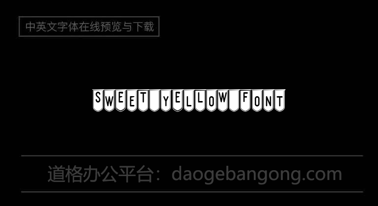 SwEeT yElLoW Font