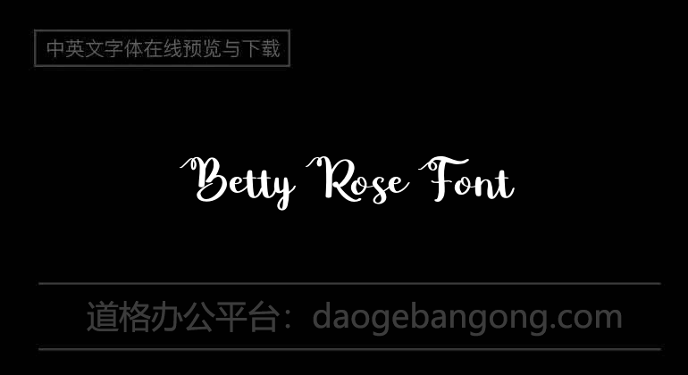 Betty Rose Font
