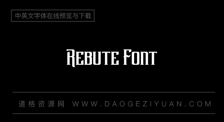 Rebute Font
