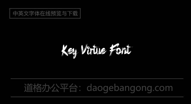 Key Virtue Font