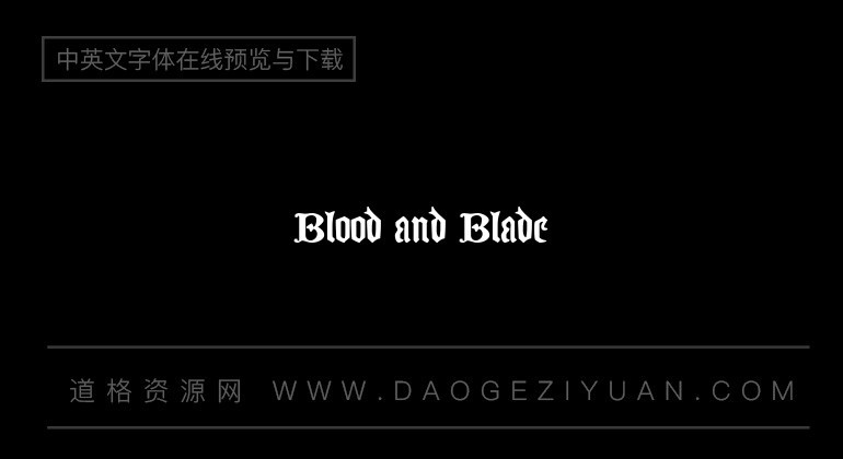 Blood and Blade