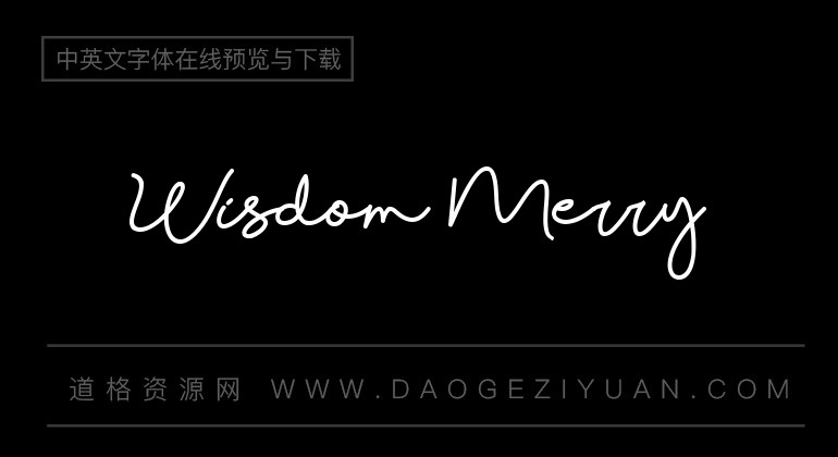 Wisdom Merry