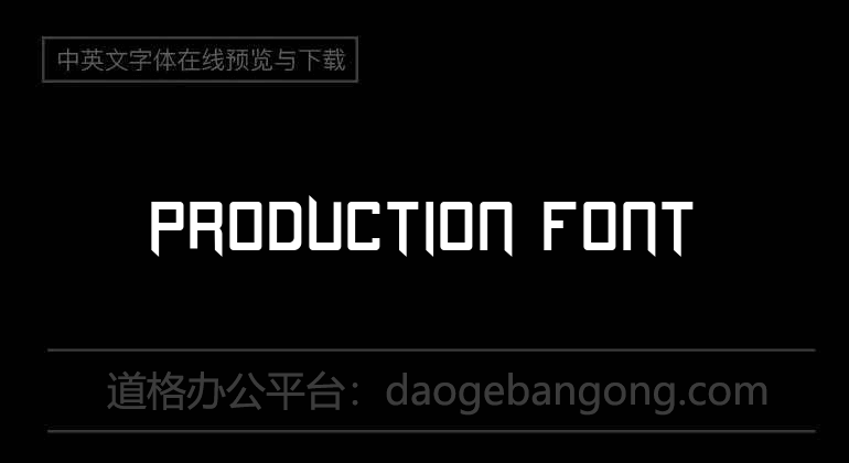 Production Font
