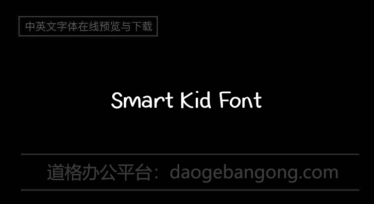 Smart Kid Font