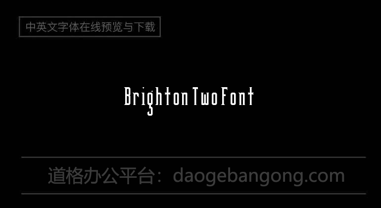 Brighton Two Font