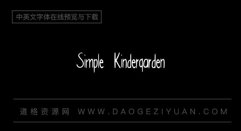 Simple Kindergarden