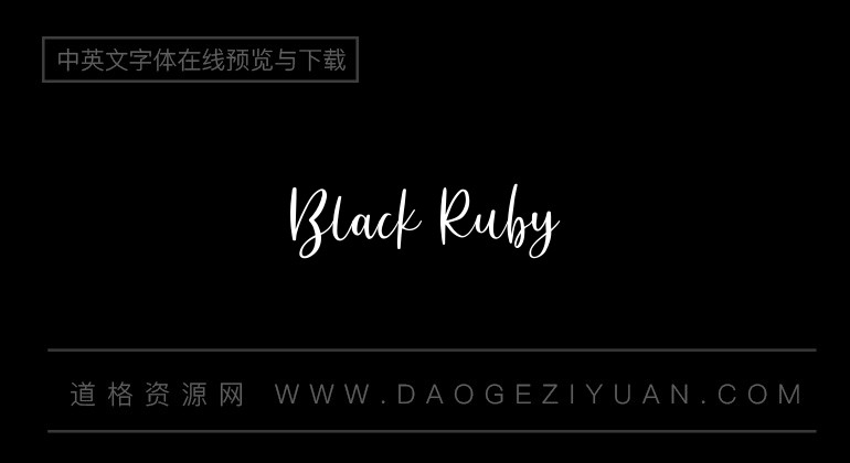 Black Ruby