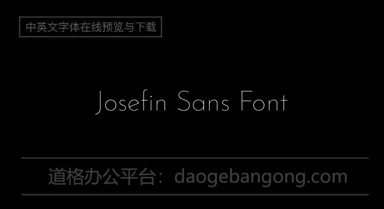 Josefin Sans Font