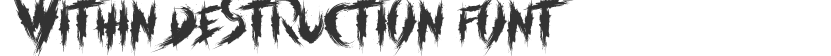 within destruction Font