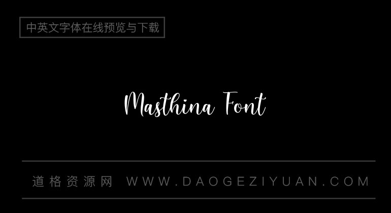 Masthina Font