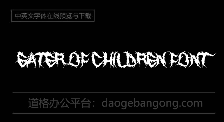 Eater of Children Font