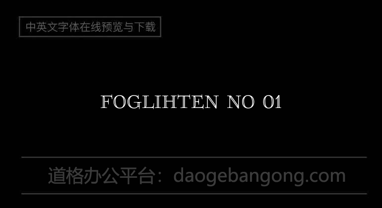 Foglihten No 01