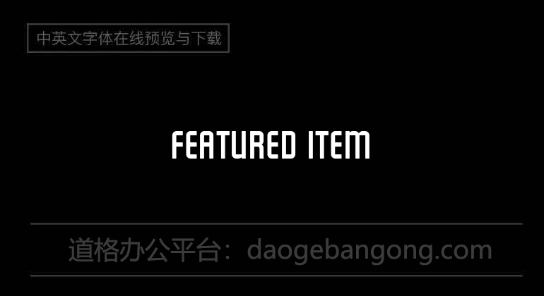 Featured Item