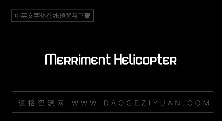 Merriment Helicopter