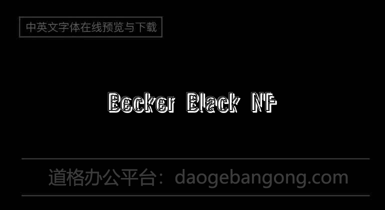 Becker Black NF