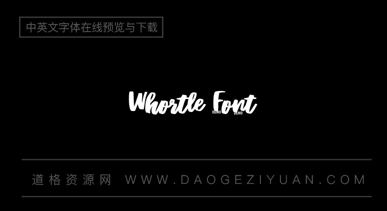 Whortle Font