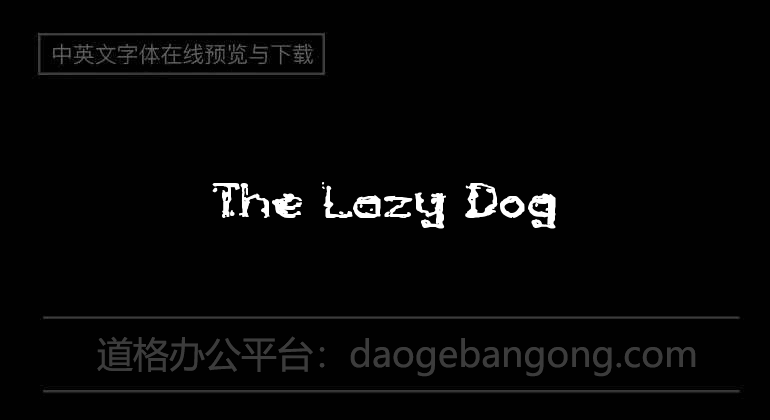 The Lazy Dog