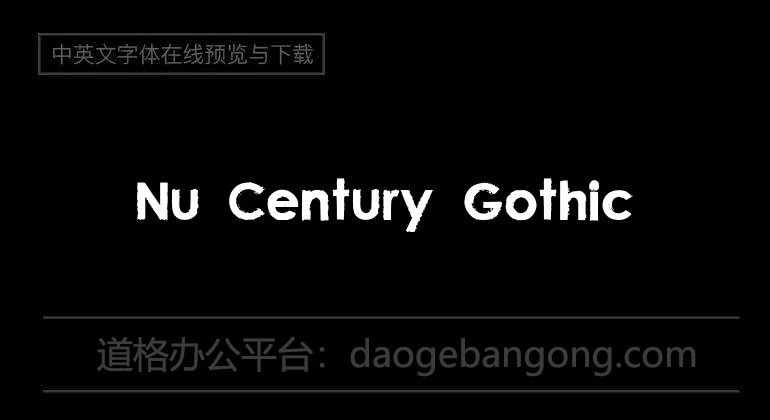 Nu Century Gothic