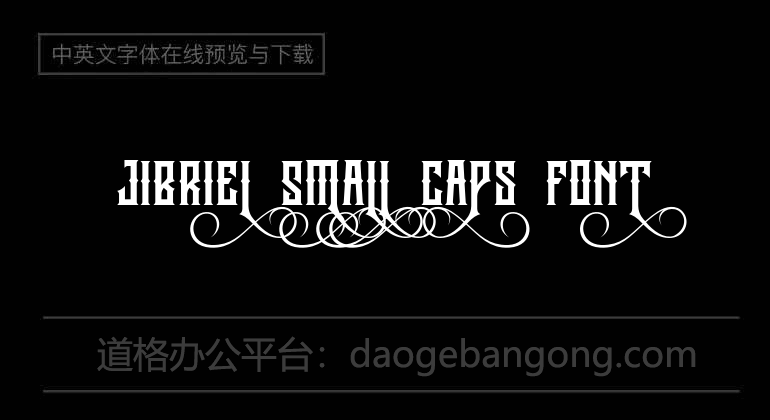 Jibriel Small Caps Font
