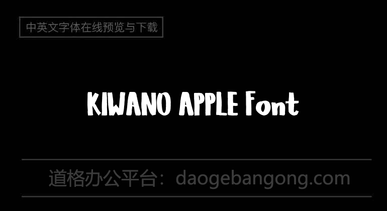 KIWANO APPLE Font