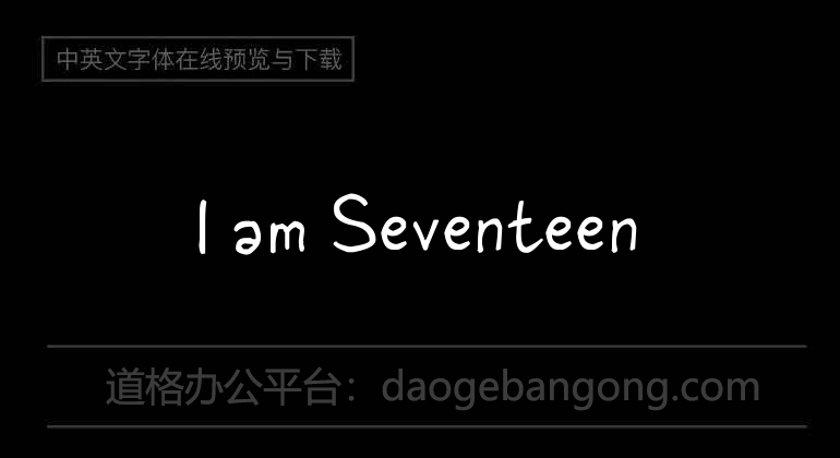 I am Seventeen