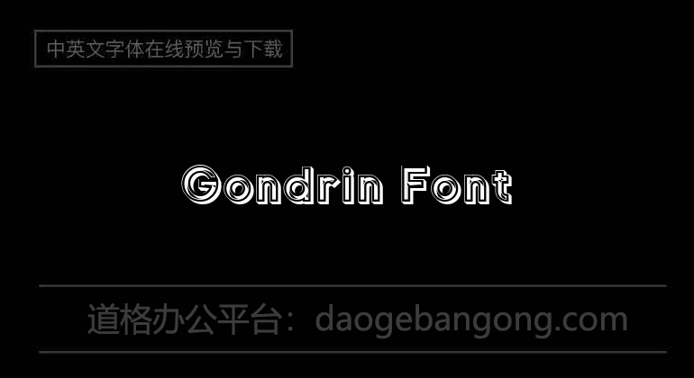 Gondrin Font