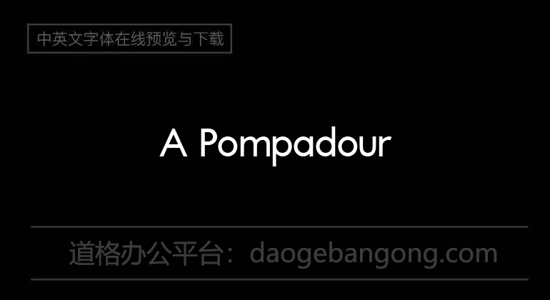 A Pompadour