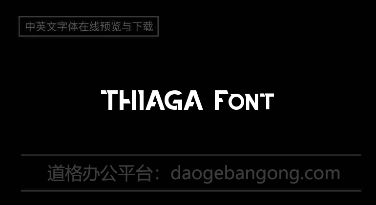 THIAGA Font