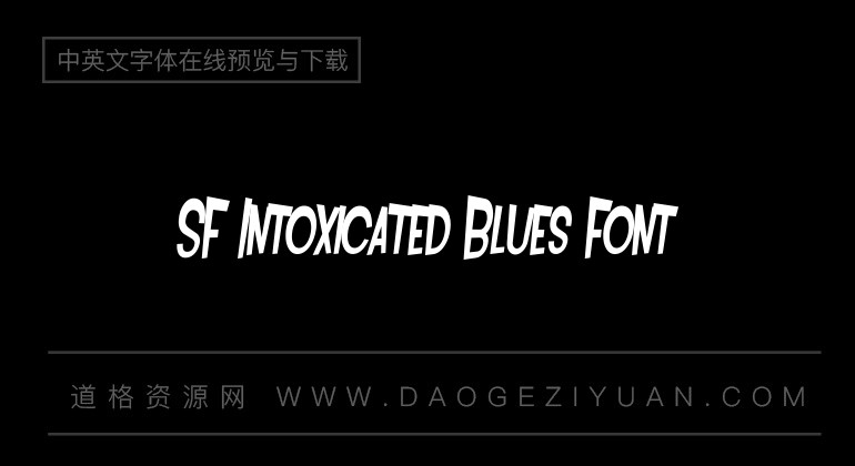 SF Intoxicated Blues Font
