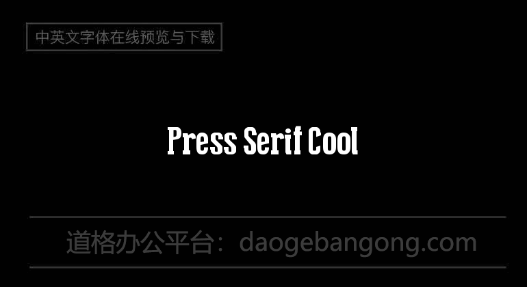 Press Serif Cool