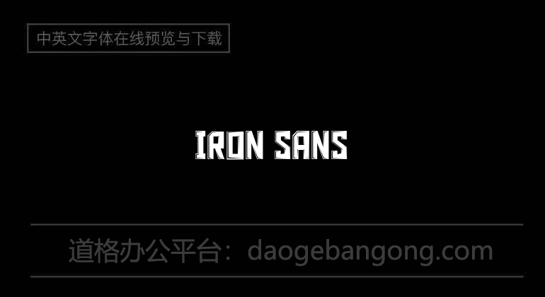 Iron Sans
