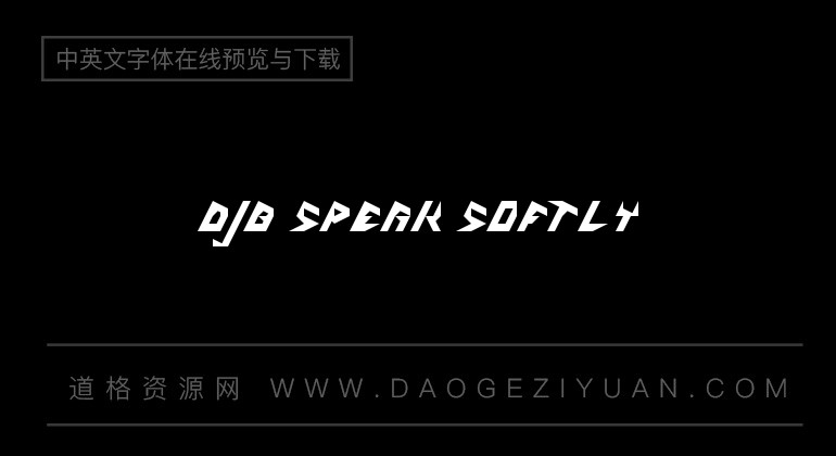 DJB Speak Softly 