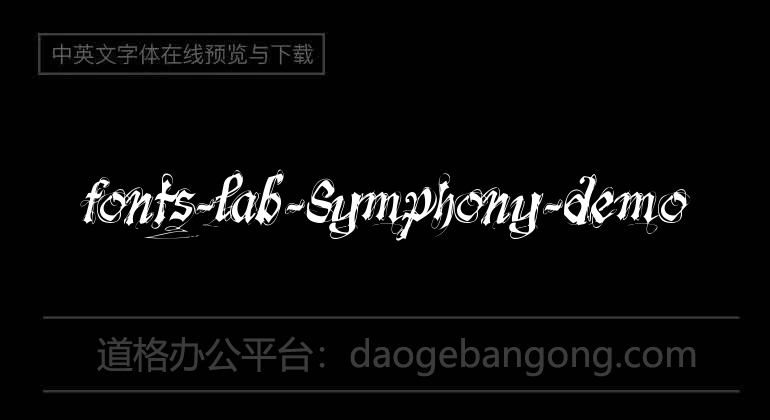 fonts-lab Symphony_demo